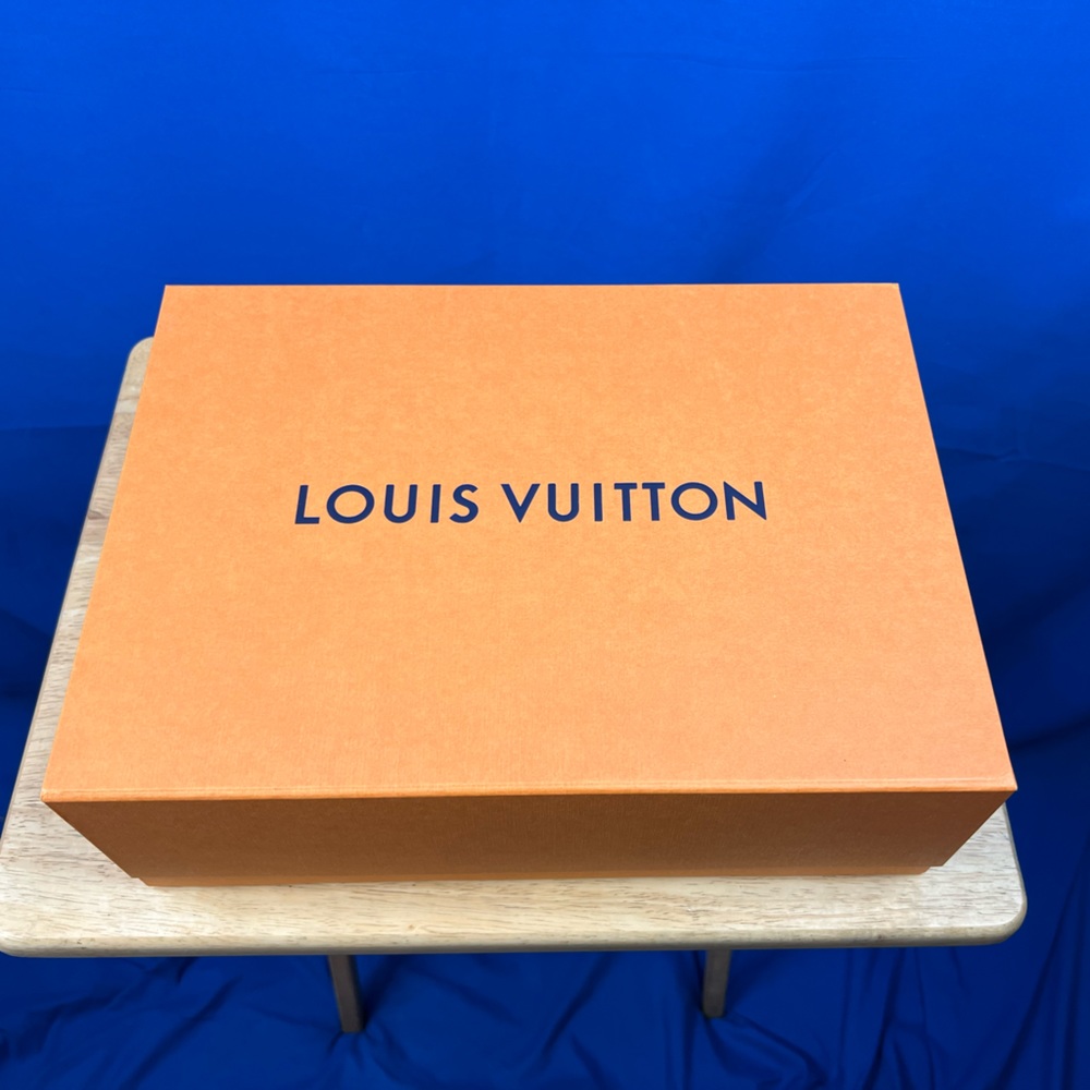Empty Louis Vuitton box and bag